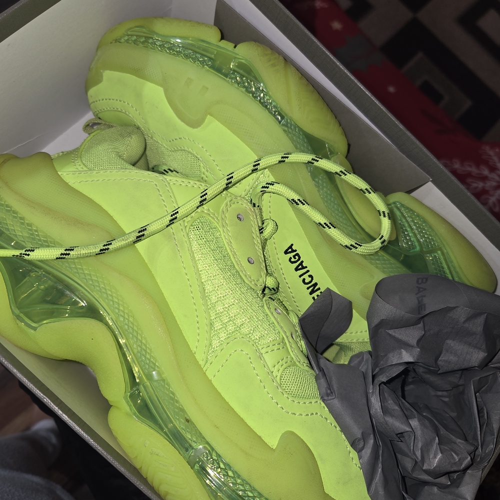 Balenciaga Neon yellow Sneakers